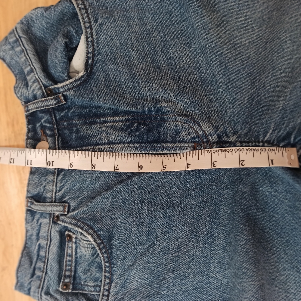 Reformation Womens High Rise Jeans Size 24x26 Blue Straight Fit Denim - Picture 11 of 16